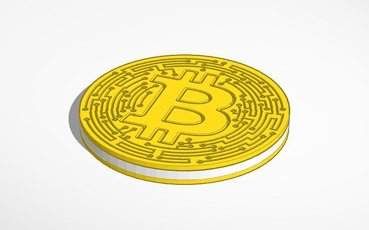 Bitcoin Texas Hold'em Poker Chip