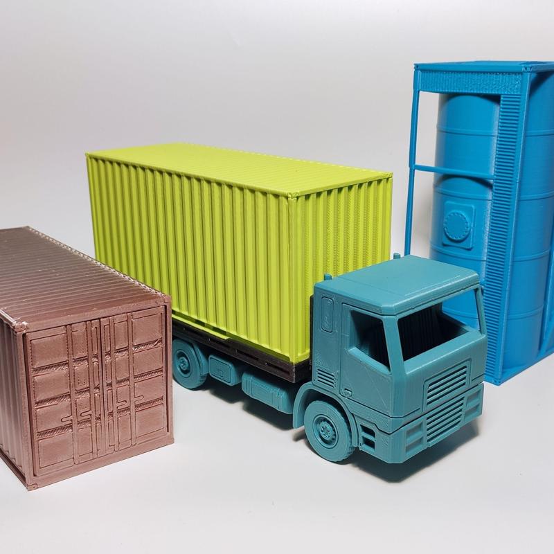 Print in Place Container Carrier Module