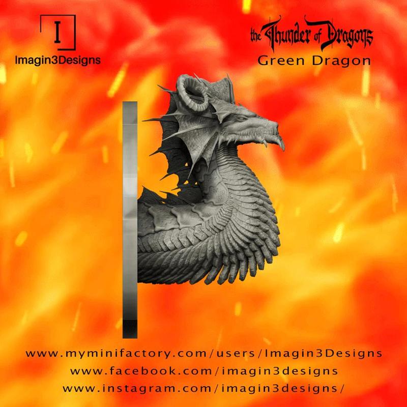 PRE-SUPPORTED Shad'umilad -Watcher of the Wood- The Green Dragon