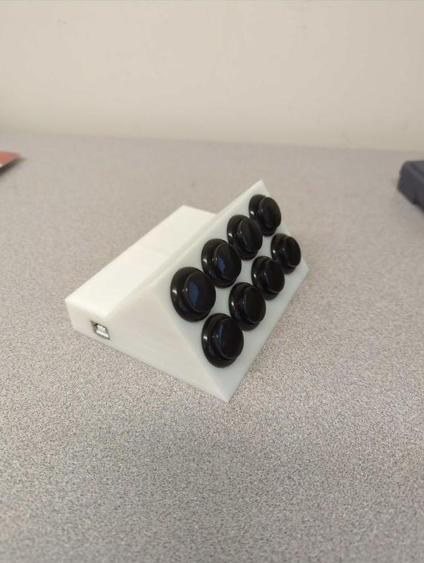 Joystick button box for macros