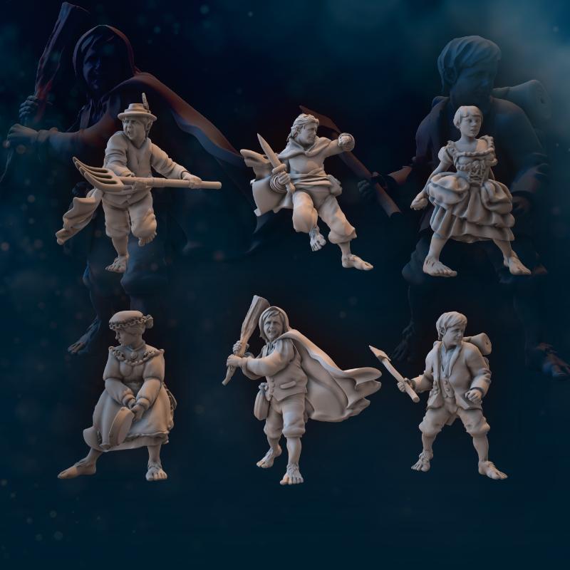 6x Halfmen | Halfmen | Fantasy