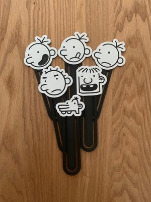 Diary of a Wimpy Kid bookmarks (set of 6)