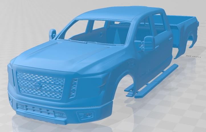 Nissan Titan XD Pro 4x 2016 Printable Body Car