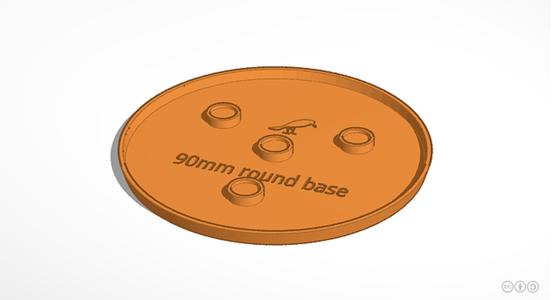90mm round base (Magnetic)