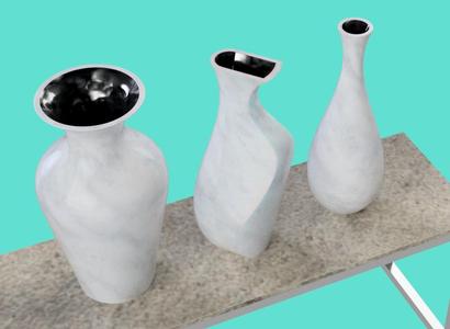 Asymmetric vase