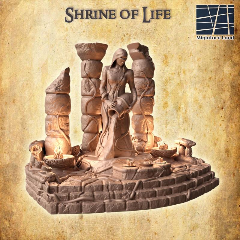 Shrine of Life - Tabletop Terrain - 28 MM