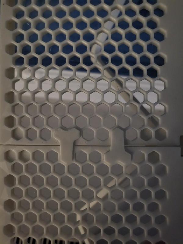 Connector pin for adjustable monitor shelf