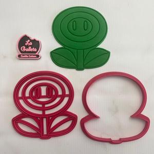 Super Mario Bross Fire Flower Seal Cutter