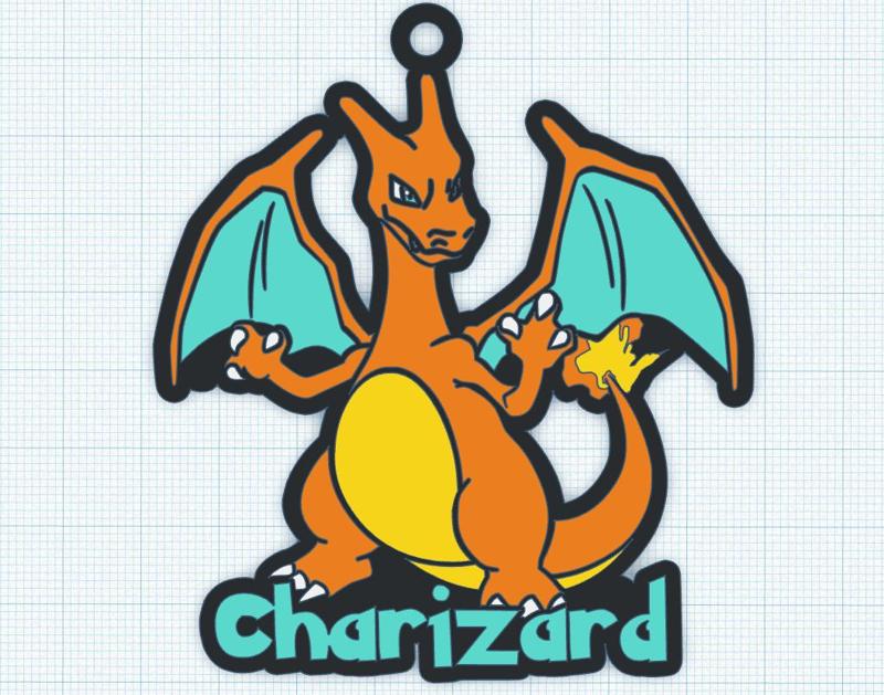 Charizard keychain