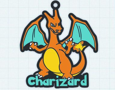 Charizard keychain