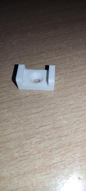 Zip tie cable holder