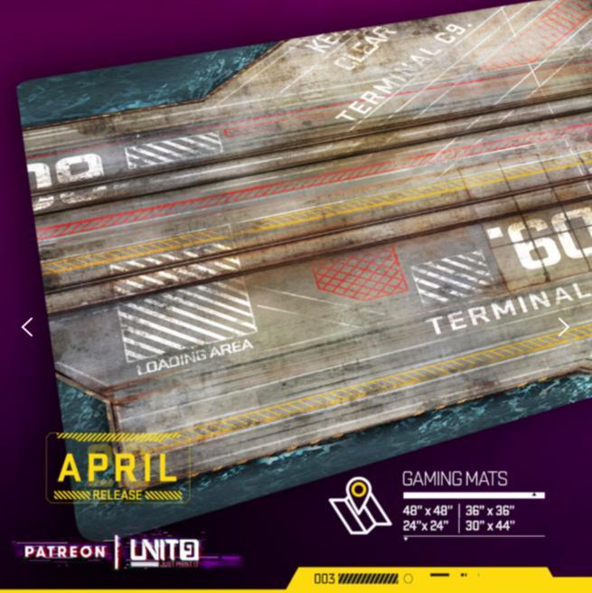 Shipyard - multi-format gaming mat