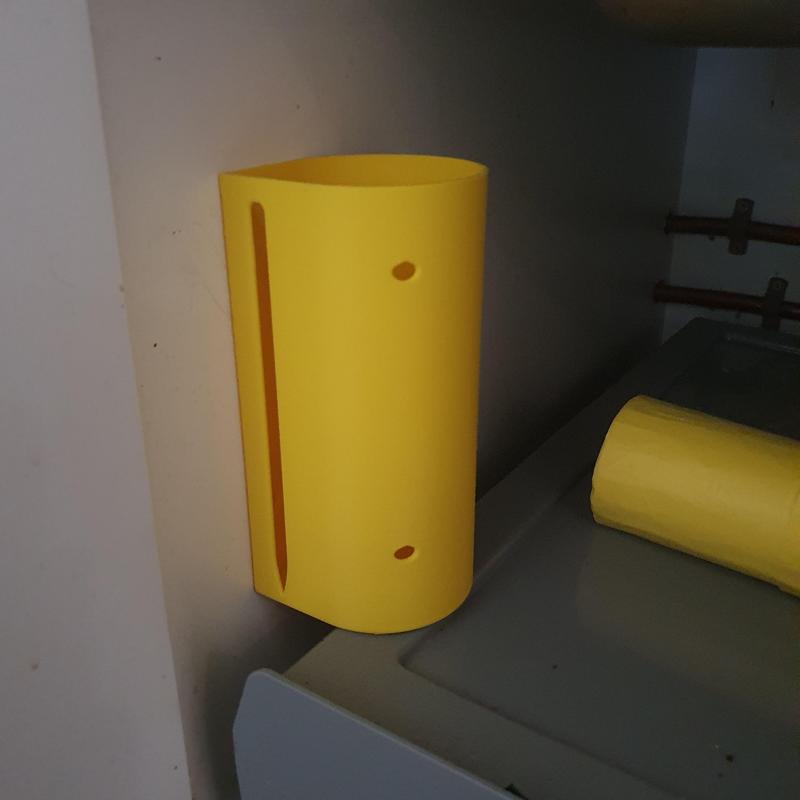 Garbage Bag Dispenser for LHS Wall