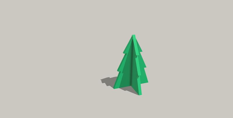 Simple chrismass tree