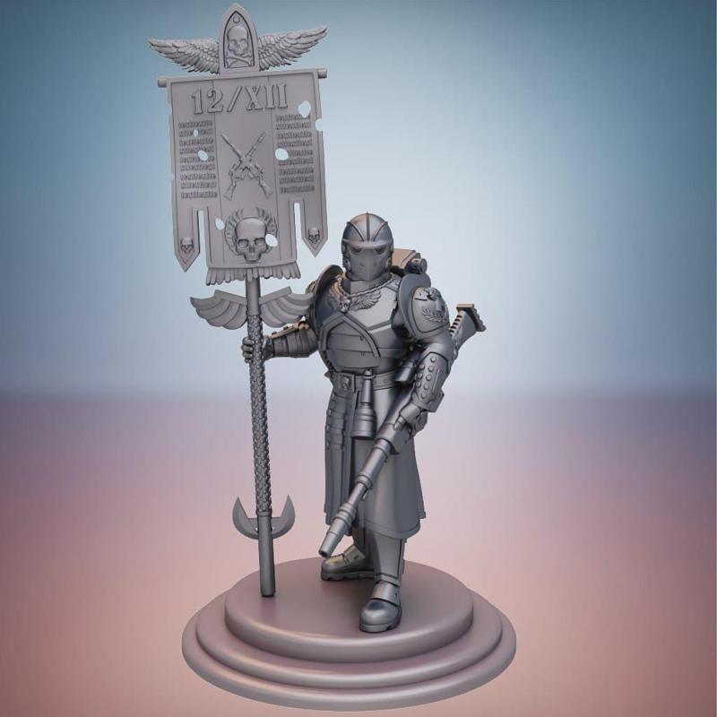 Sanctus Manipulus. Banner Bearer.