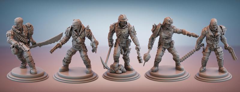 Cultist Rabble. Rabble (Gun and Blade).