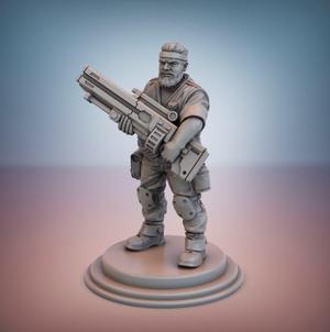 FALCON. Machine Gun specialist.