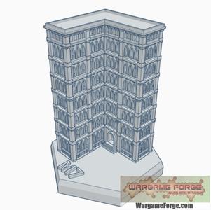 Gothic Building 42 Hex Map Scale HMSG042