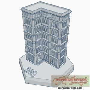 Gothic Building 49 Hex Map Scale HMSG049
