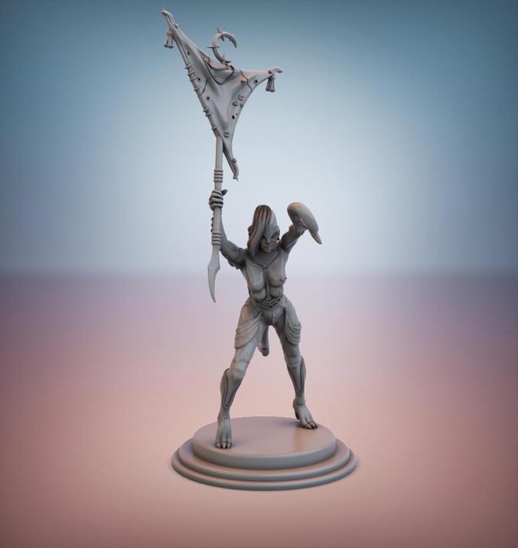 Harbingers of Ishtar. Banner Bearer.