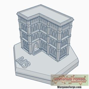 Gothic Building 23 Hex Map Scale HMSG023