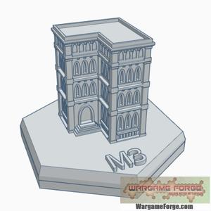 Gothic Building 11 Hex Map Scale HMSG011