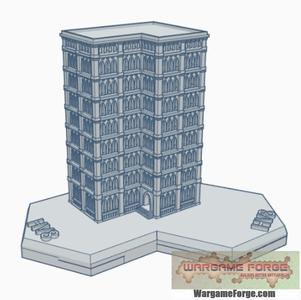 Gothic Building 91 Hex Map Scale HMSG091