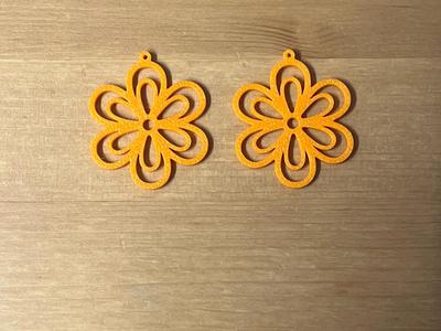 flower earrings