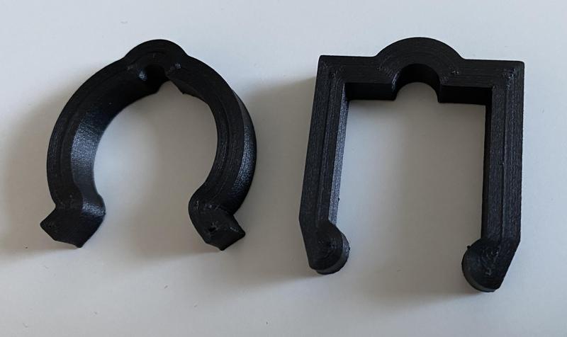 Universal clips - for round and square bars. Easily scalable