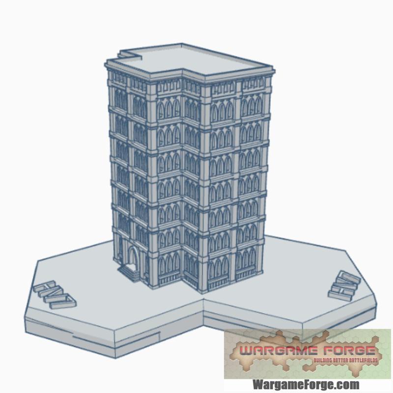 Gothic Building 66 Hex Map Scale HMSG066