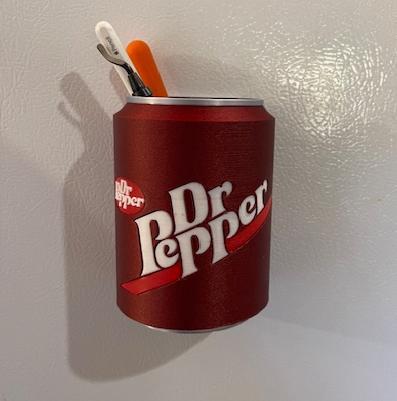 Dr Pepper pencil holder
