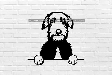 Deerhound dog wall decoration