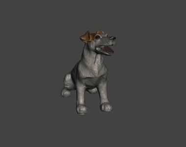 jack russell terrier mascot figure