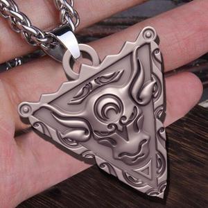 Buffalo head skull pendant M03