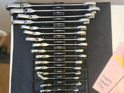Gridfinity Spanner Holder – Metric Set (ABS/PLA)