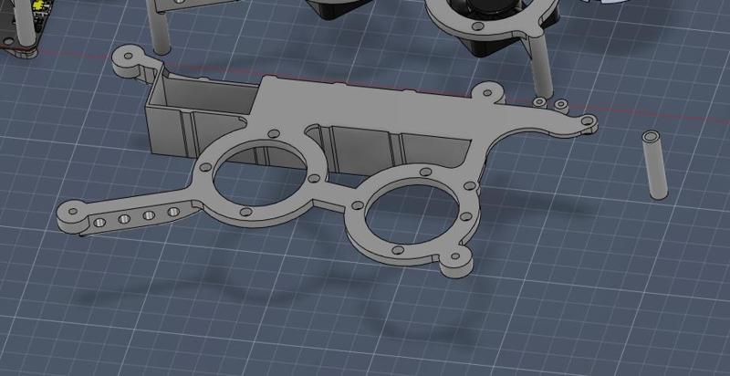 BTT M8P v2.0 cooling dock/fan mount v1.1