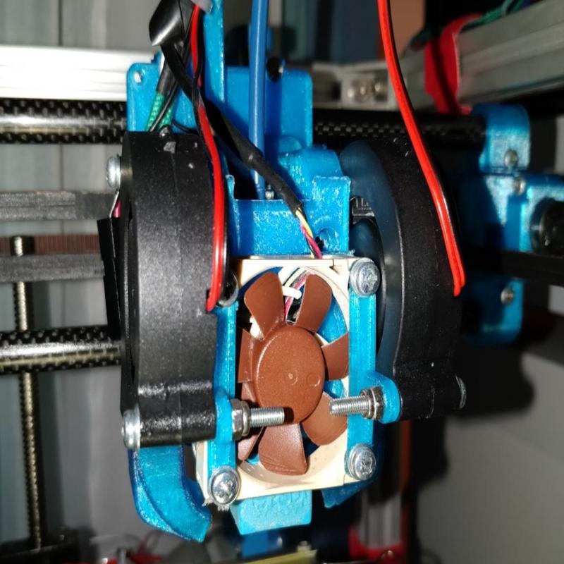 Hypercube dual blower fan mount add-on