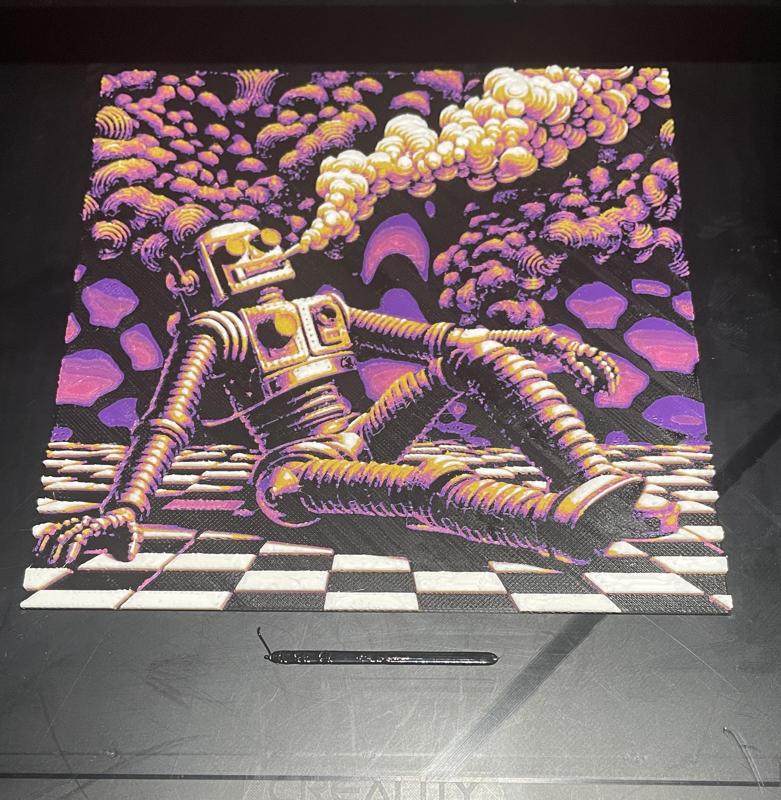 Robo Smoke Break 4 HueForge