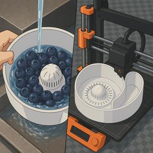 Rotating colander