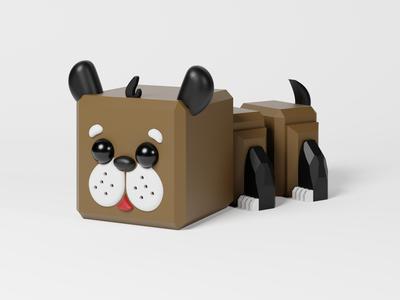 Cute, Flexi Dog (Articulated)