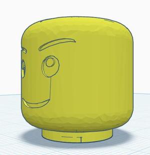 Lego Head Pencil Holder