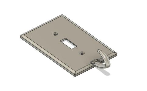 Light Switch Key Holder Single (singlehook)