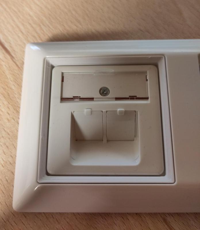 Jung AS500 Network-Jack cover frame