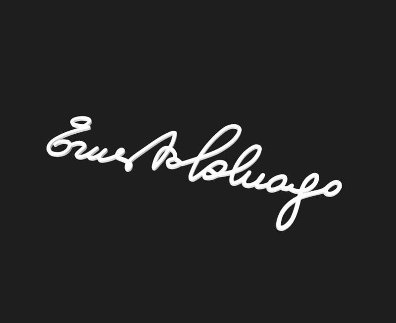 Ernesto Colnago Signature