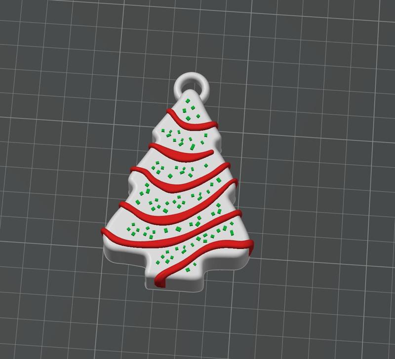 Little Debbie Xmas Tree Ornaments, Multicolor Bambu