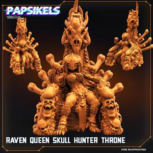 RAVEN QUEEN SKULL HUNTER THRONE