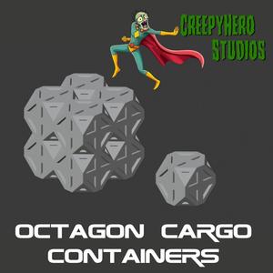 Science Fiction Octagon Cargo Containers