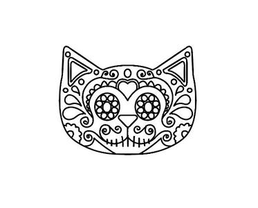 cookie cutter calaca cat