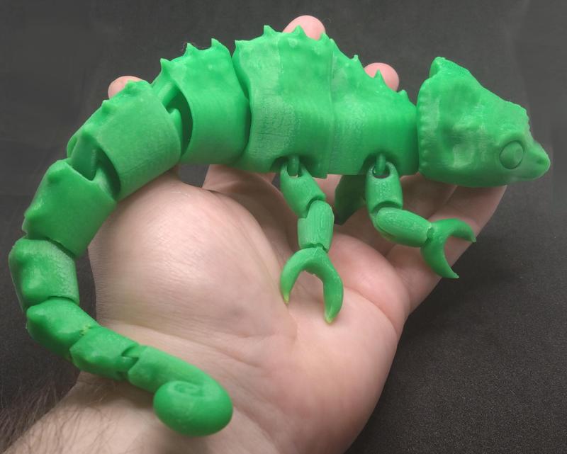 Articulated Chameleon Toy