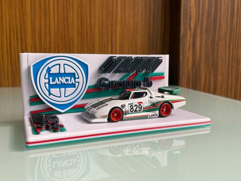 Hotwheels Lancia Stratos Group 5 Display Base
